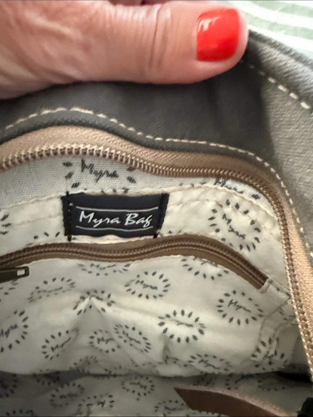Myra Bag brown canvas